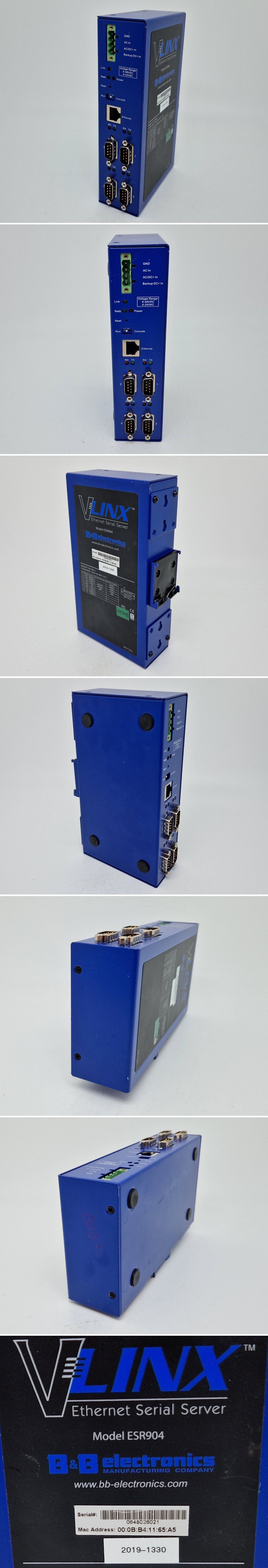 PQ3155 Ethernet Serial Server BB electronics ESR904_2