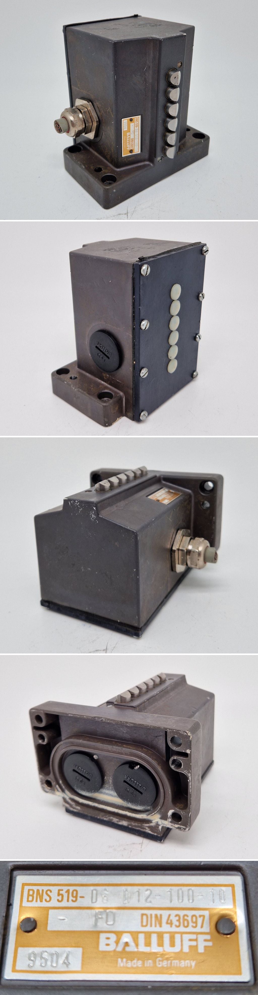 PQ3158 Positionsschalter Endschalter Balluff BNS 519-D6-D12-100 10-FD xxx_2