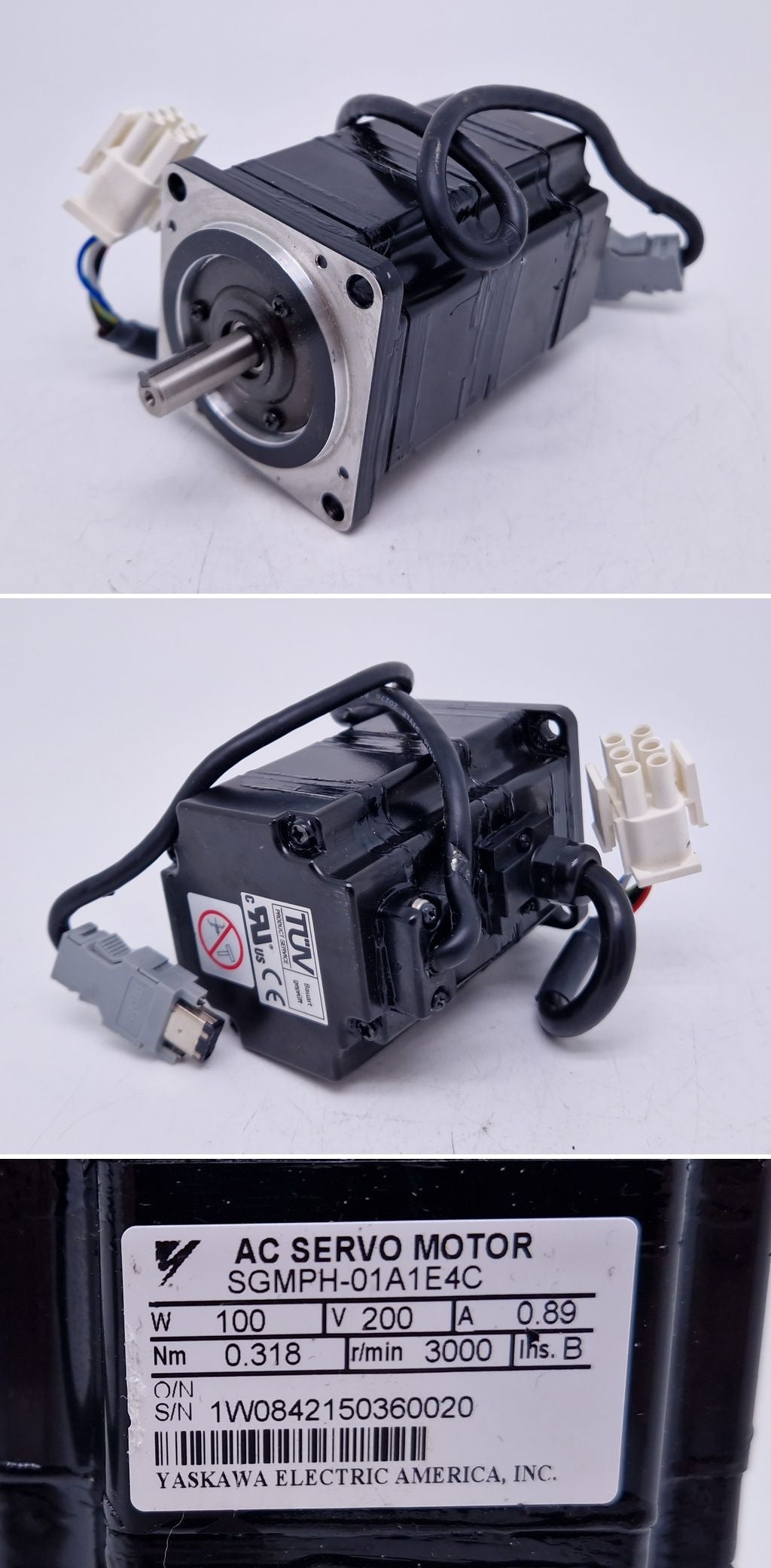 PQ3359 AC Servo Motor Yaskawa SGMPH-01A1E4C_2