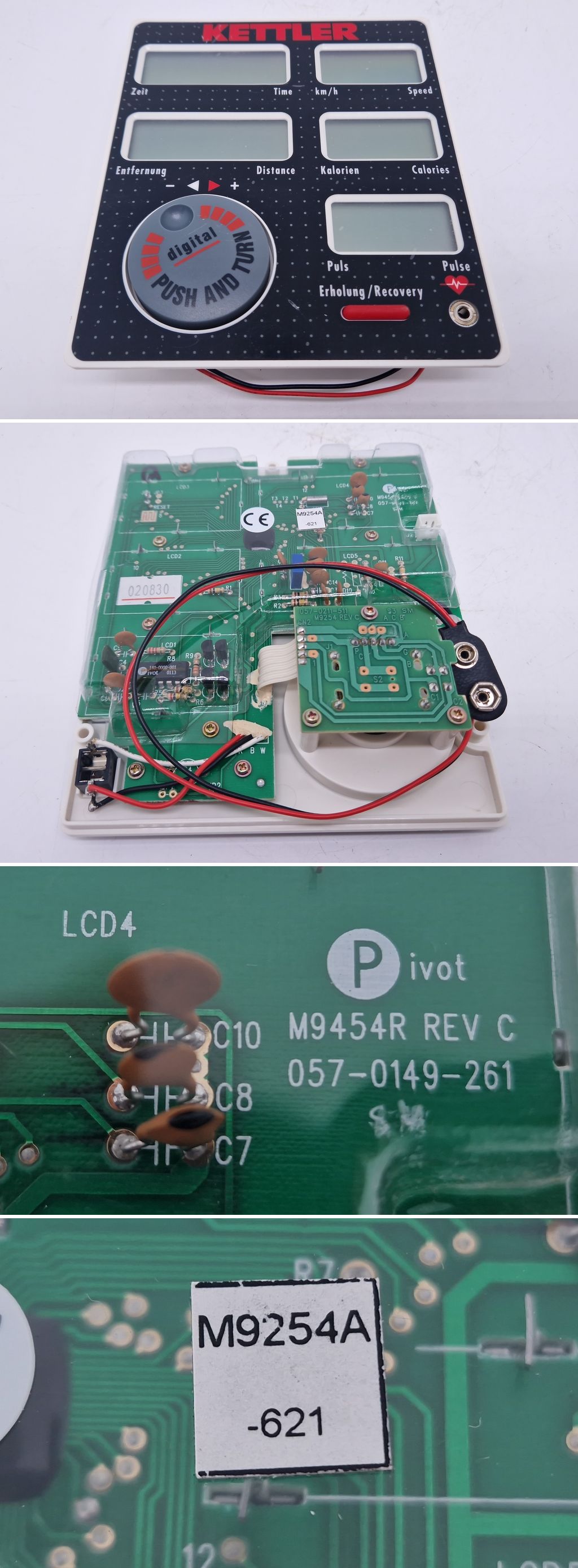 PQ3393 Kettler Sport M9254A Display für Ergometer