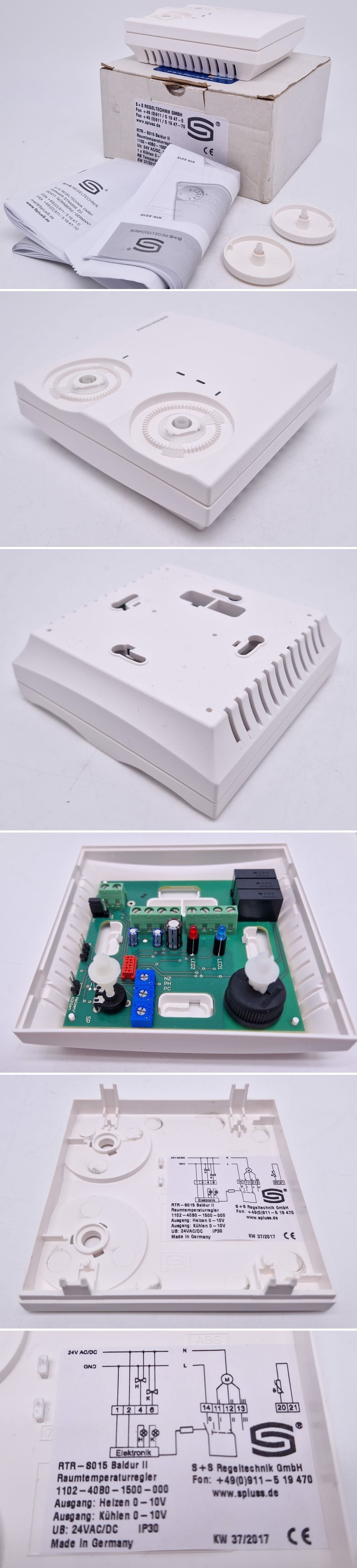 PQ3421 Raumtemperaturregler S+S RTR-S015 Baldur 2 1102-40B0-1500-000