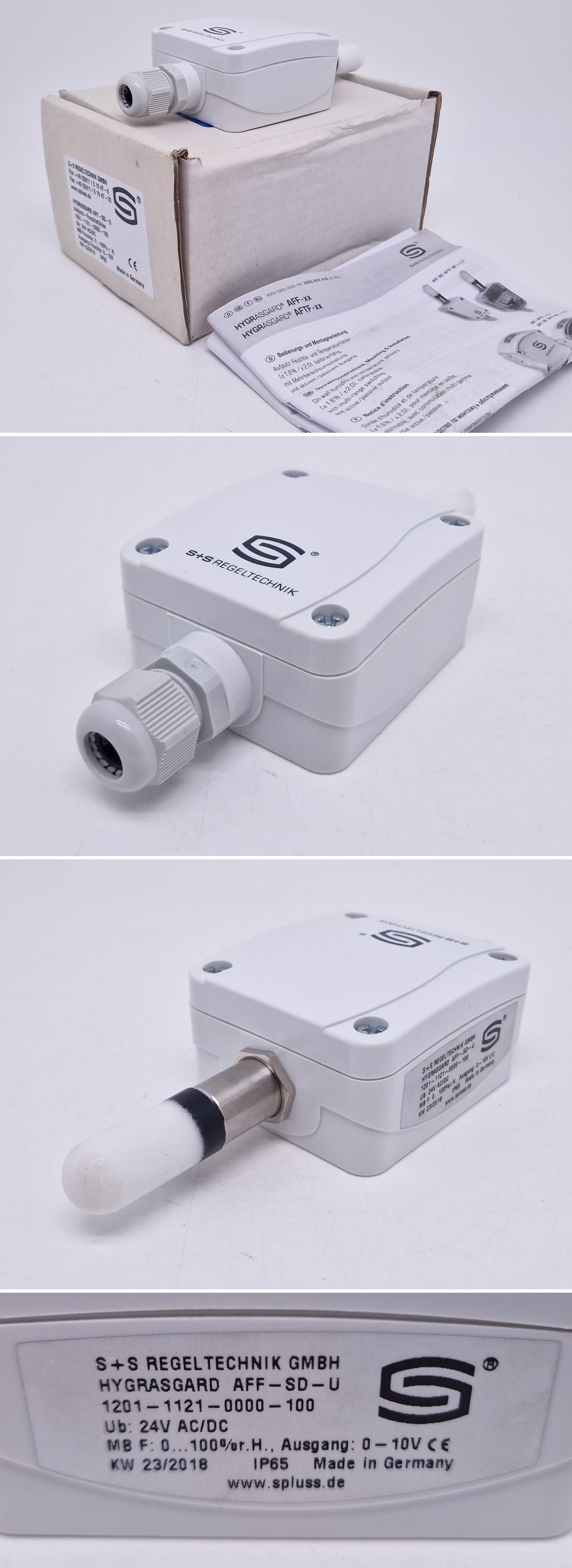 PQ3426 Aufputz-Feuchtefühler S+S Hygrasgard AFF-SD-U 1201-1121-0000-100