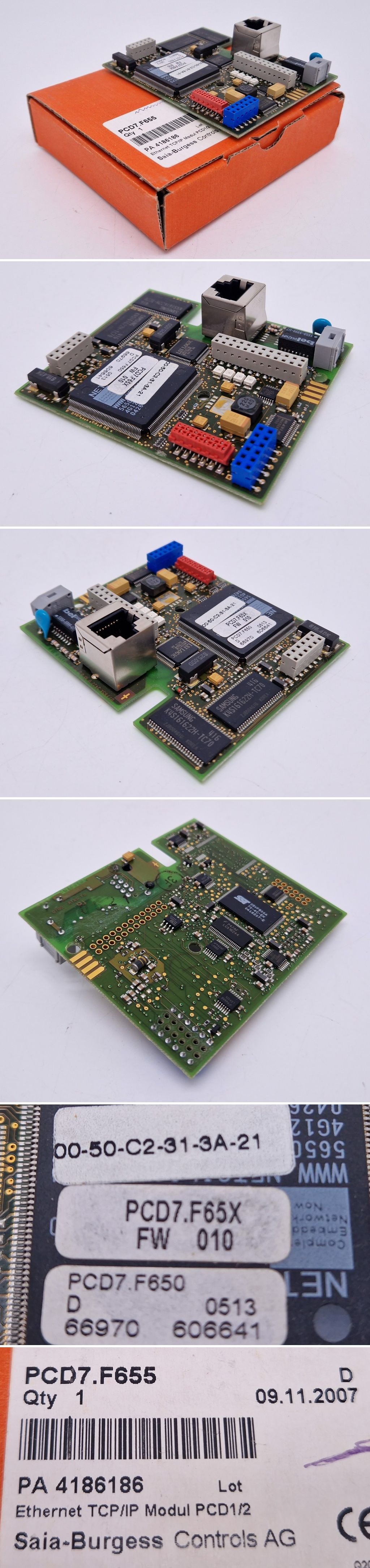 PQ3475 Ethernet TCP/IP Schnittstelle Saia Burgess PCD7.F655_2