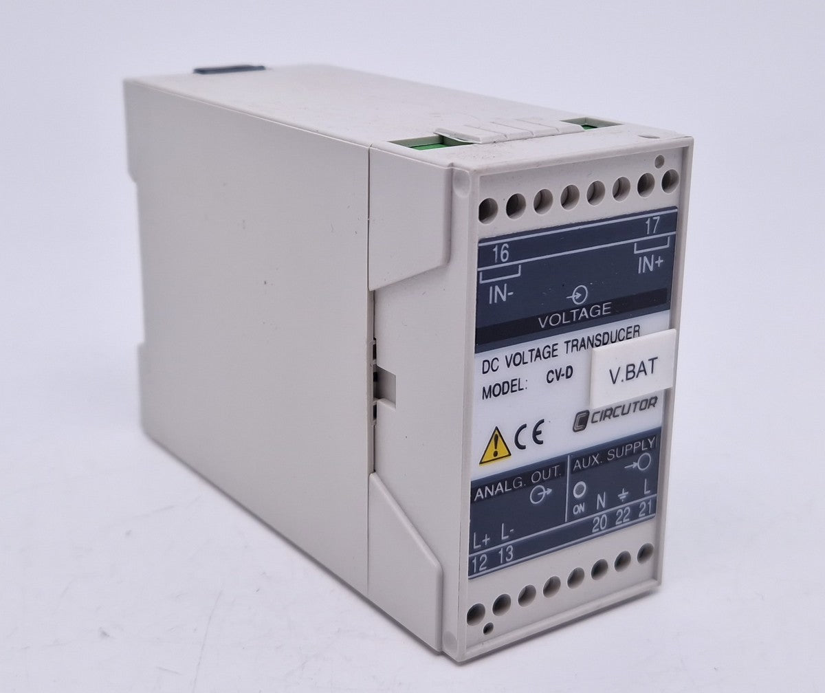 PQ3518 Spannungswandler DC Voltage Transducer Circutor CV-D 0-600V DC 0-10V