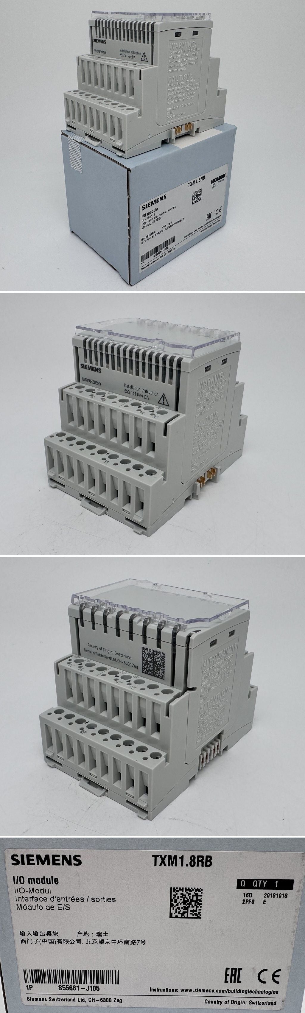 PQ3606 I/O Modul Siemens TXM1.8RB