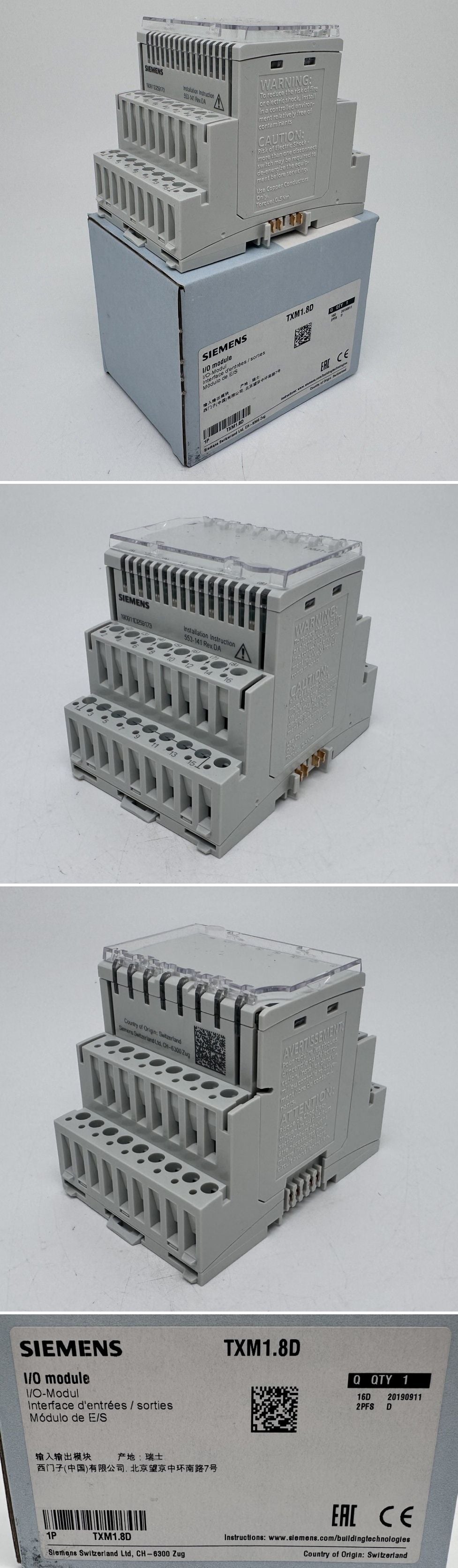 PQ3607 I/O Modul Siemens TXM1.8D