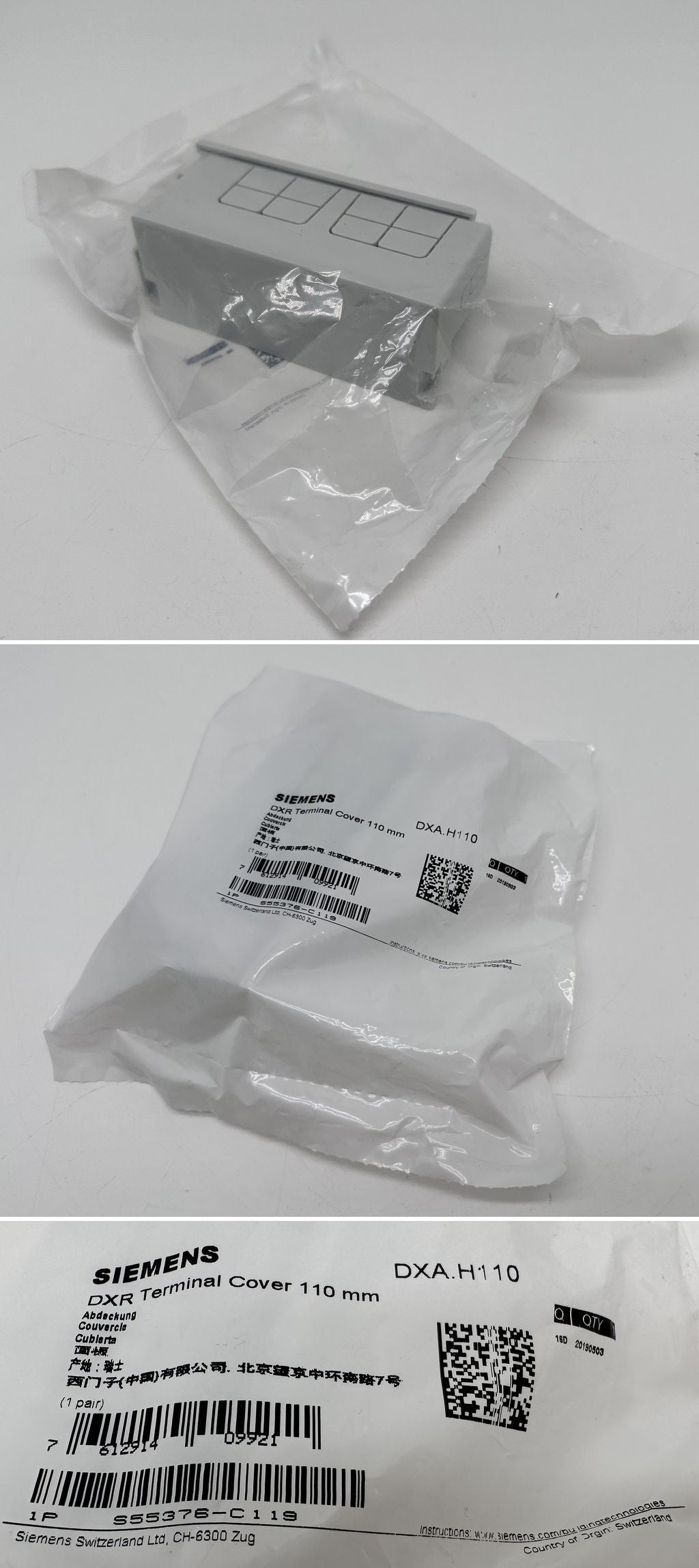 PQ3621 DXR-Anschlussabdeckung 110m Siemens DXA.H110_2