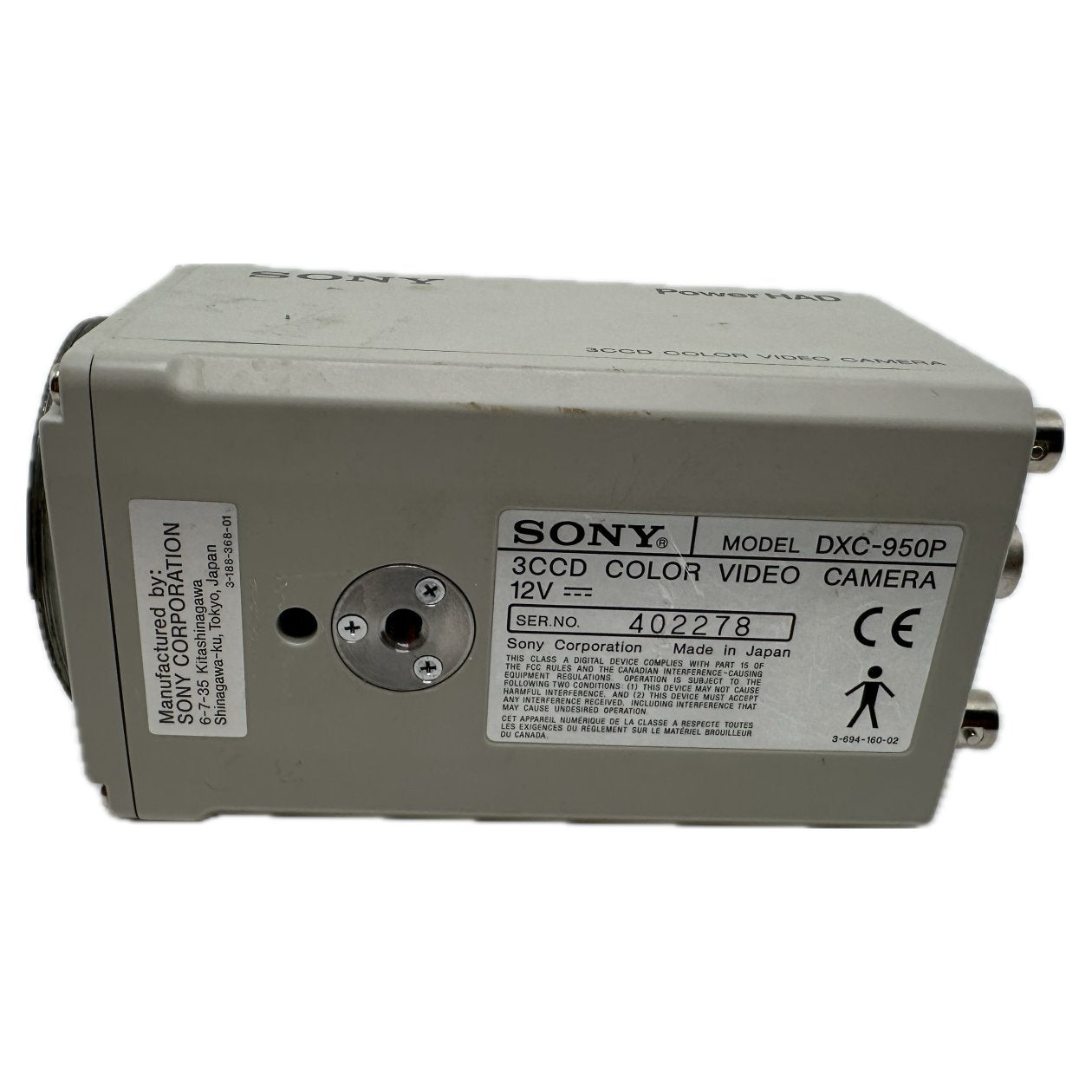 Color Video Canera Sony DXC-950P_3