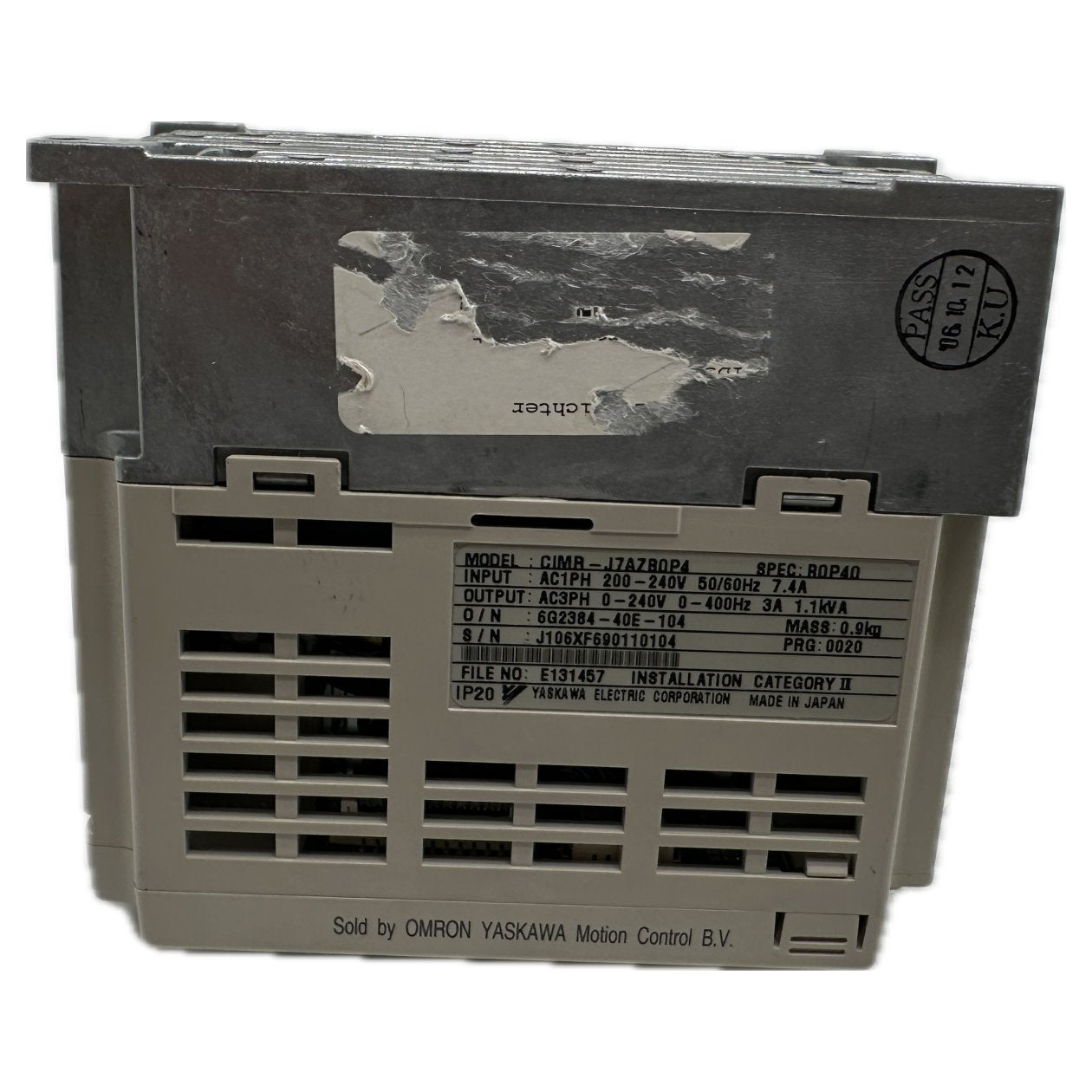 Frequenzumrichter Omron Yaskawa CIMR-J7AZB0P4_3