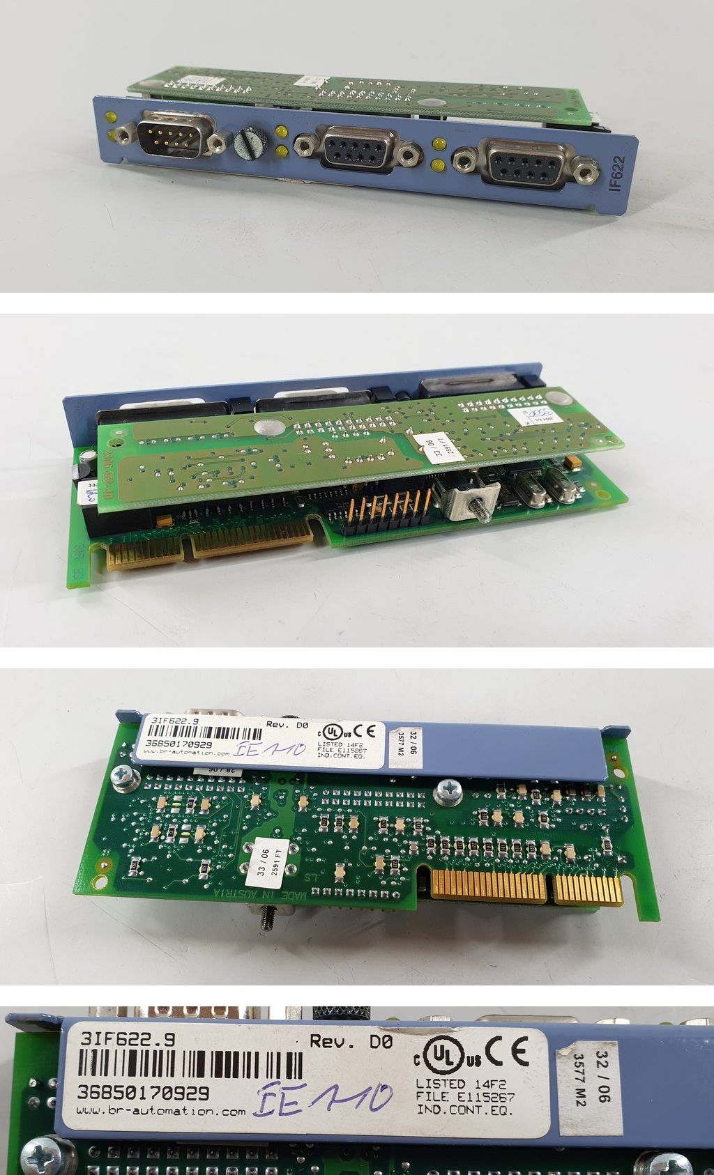 PQ398 Schnittstellenmodul B&R 3IF622.9 Rev D0_2