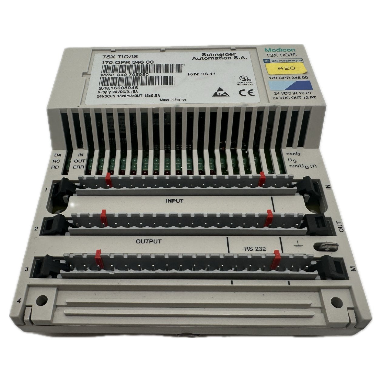 .PQ4200 Modul Schneider Automation Telemecanique 170 QPR 346 00 TSX TIO/IS