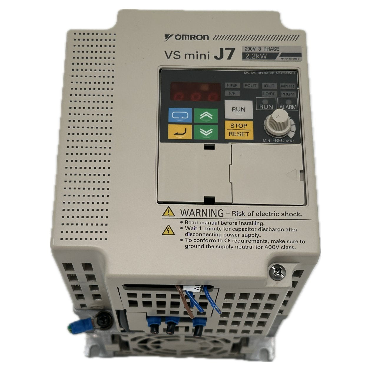 PQ4429 Frequenzumrichter Omron Yaskawa CIMR-J7AZ22P2 2.2KW 220V