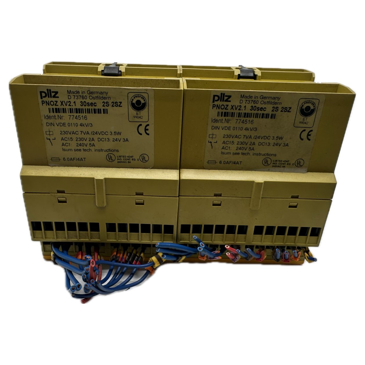 PQ4700 Posten 2 Stück Sicherheitsrelais Pilz PNOZ XV2.1 774516_3