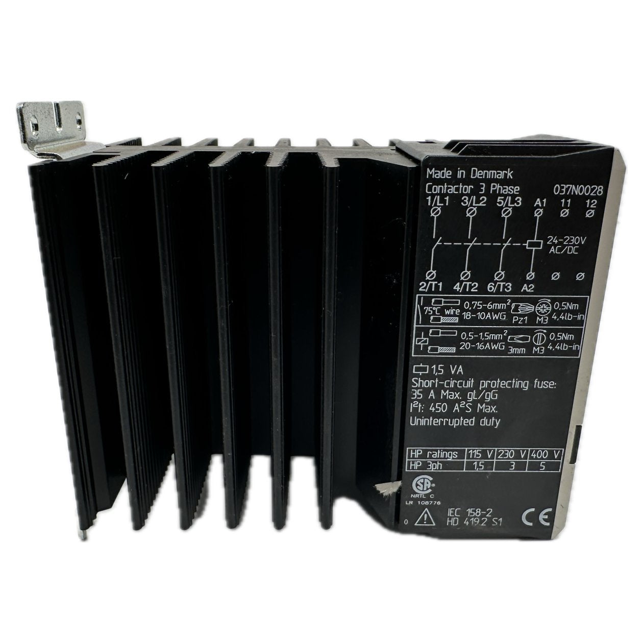 PQ4750 Contactor Danfoss 037-N0028_3