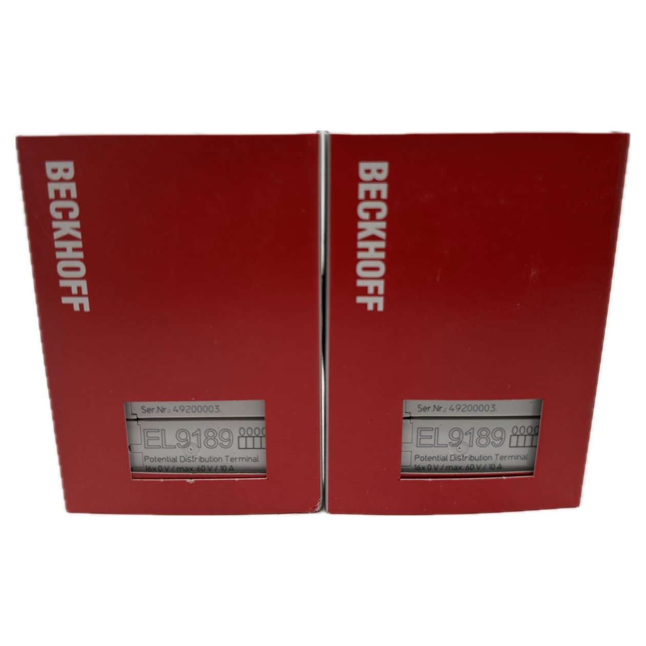 PQ4822 Posten 2 Stück Potential Distribution Terminal Beckhoff EL9189