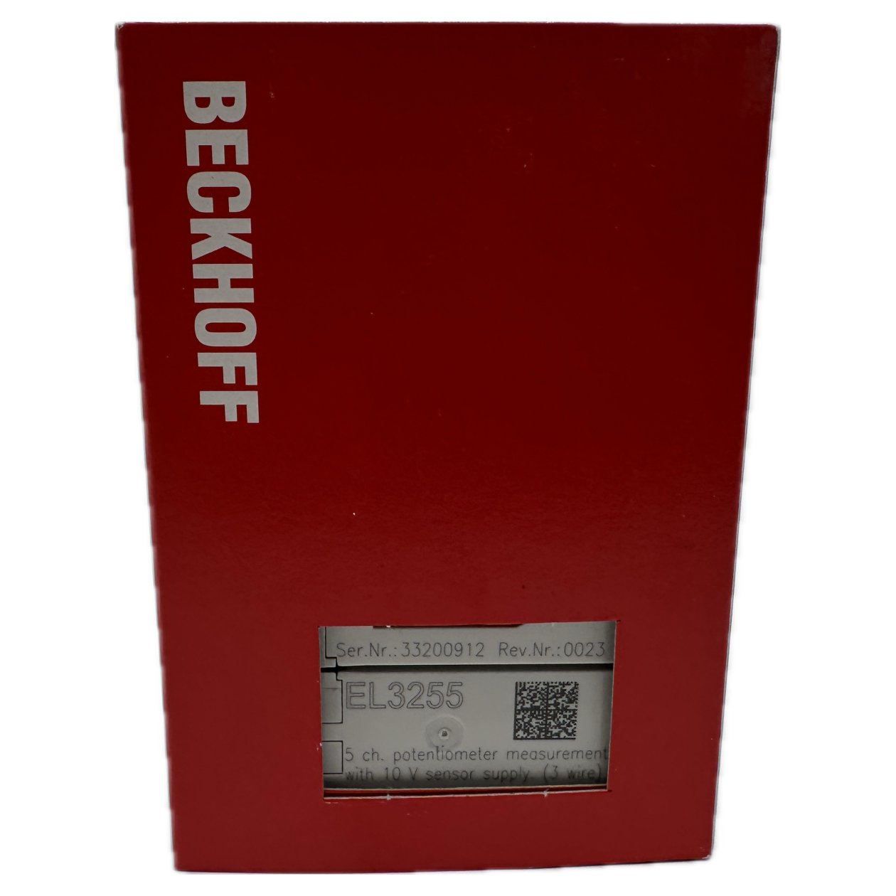 PQ4825 Potentiometer measurement Beckhoff EL3255