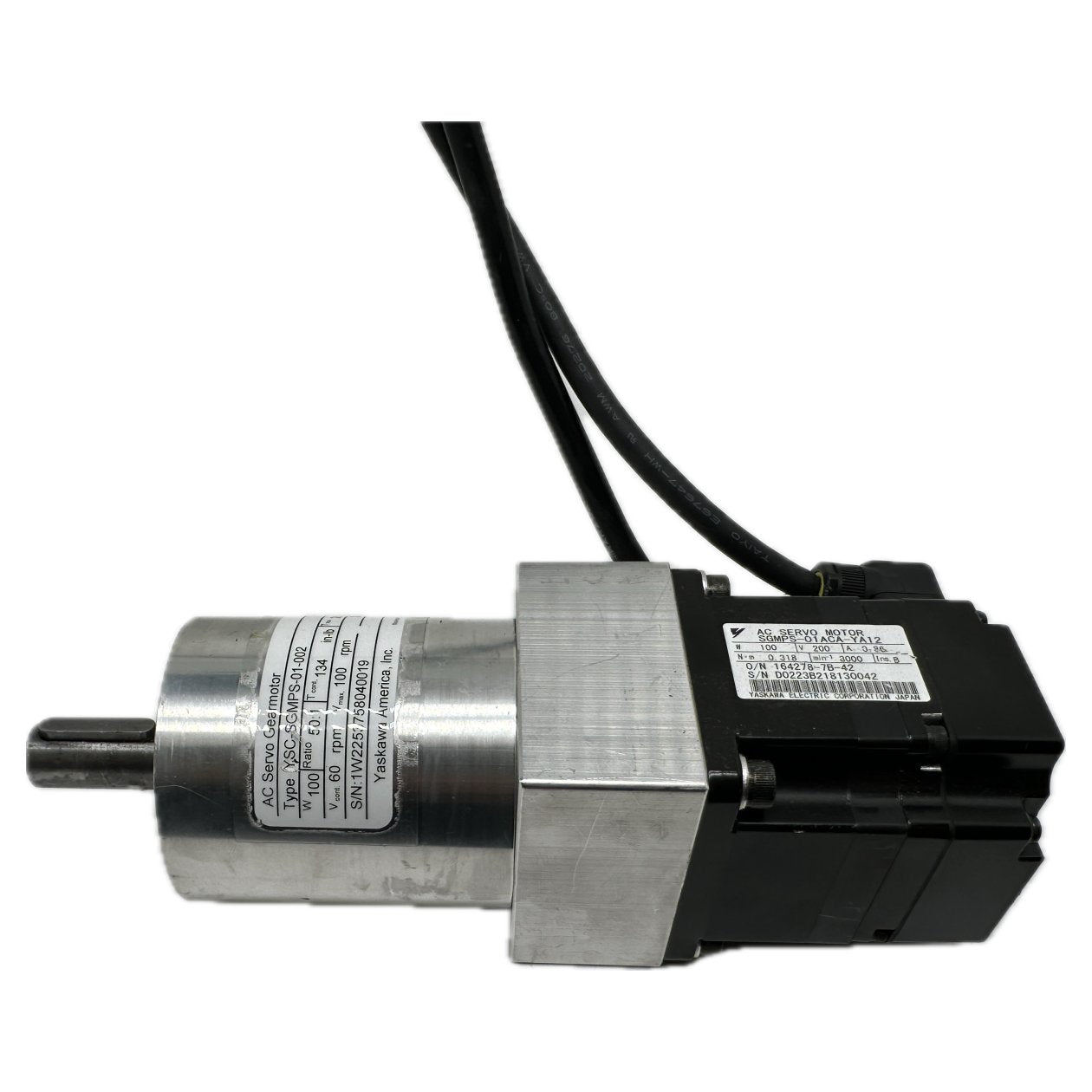 PQ4833 Servo Motor Yaskawa SGMPS-01ACA-YA12 YSC-SGMPS-01-002_2