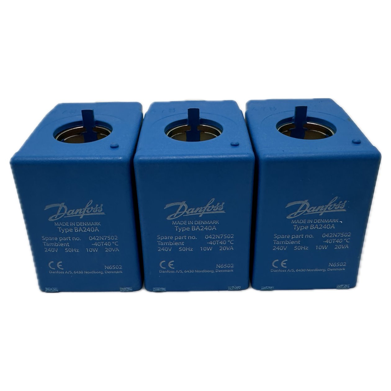 PQ4839 Posten 3 Sück Magnetventil Spule Danfoss 042N7502_2