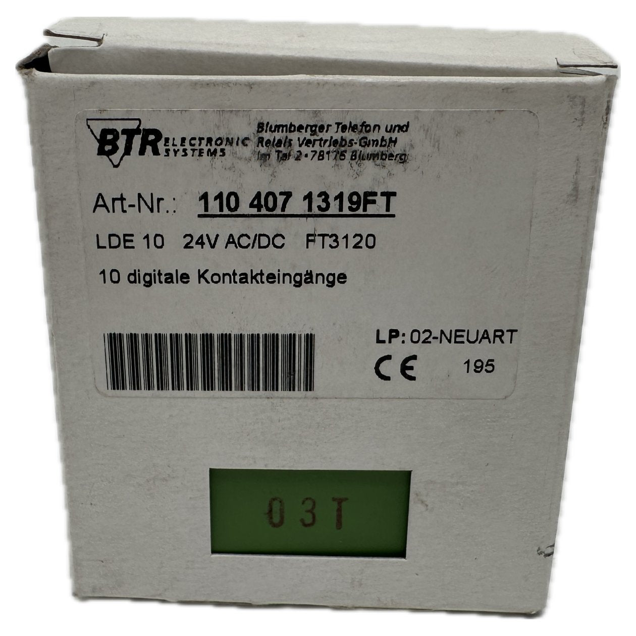 .PQ4867 LON-Modul BTR LDE 10 24V AC/DC FTT-10A 1104071319FT