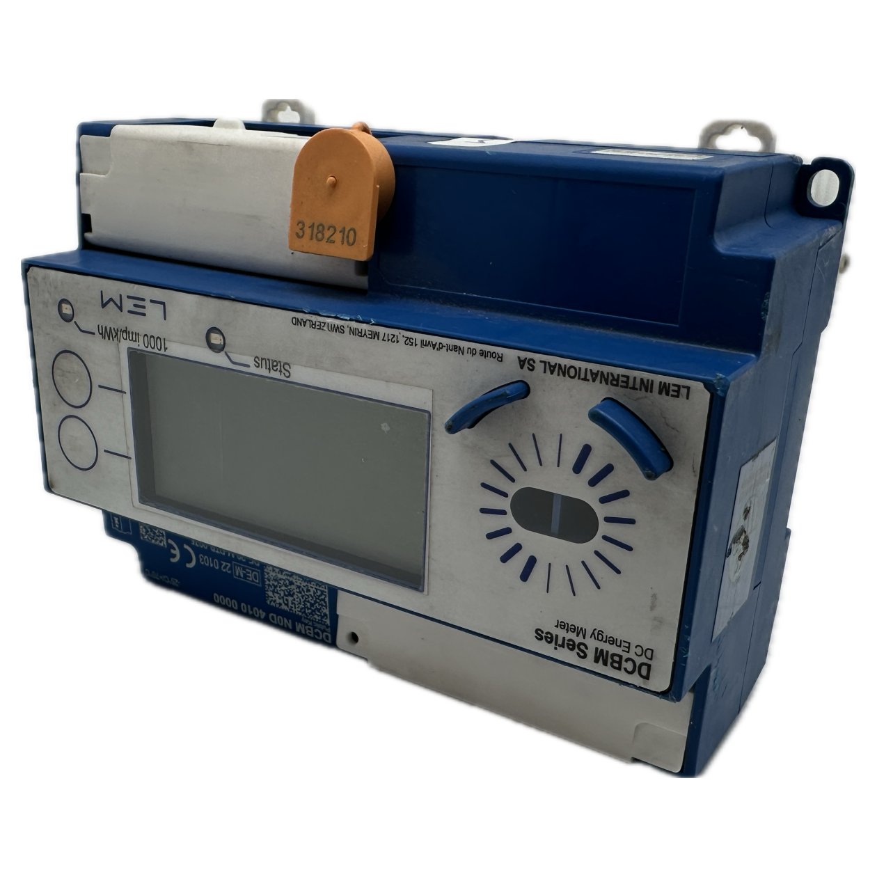 PQ4988 DC Energy Meter Lem DCBM N0D 4010 0000