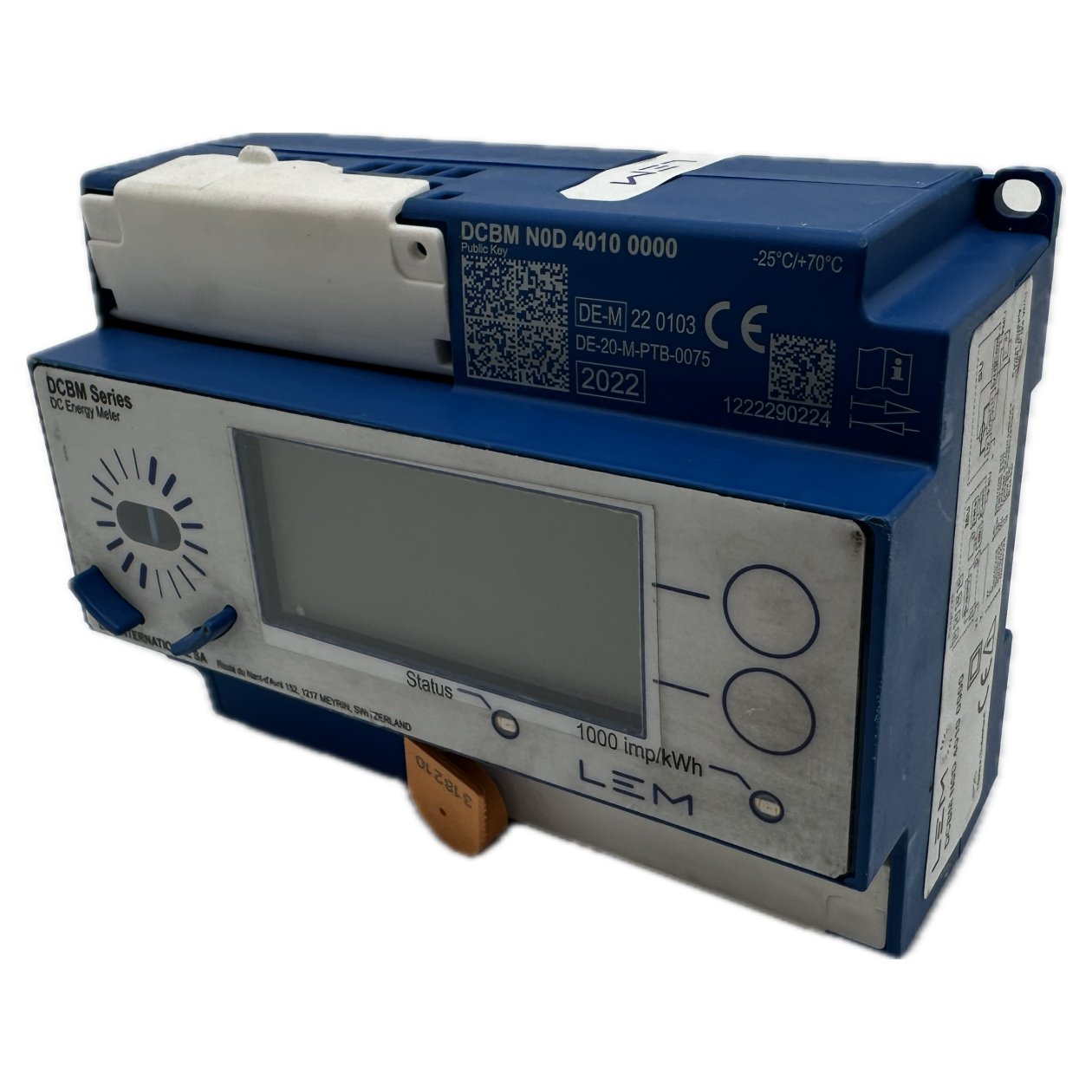 PQ4988 DC Energy Meter Lem DCBM N0D 4010 0000_3