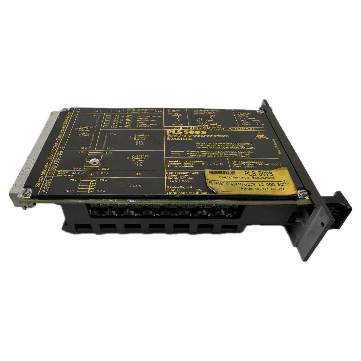 PQ5006 Speicherprogrammierbare Steuerung Eberle PLS 509S 0509 10 000 800_3