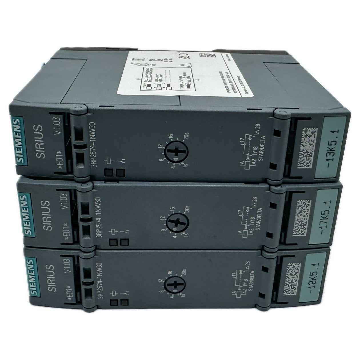 PQ5063 Posten 3 Stück Time Relay Siemens 3RP2574-1NW30