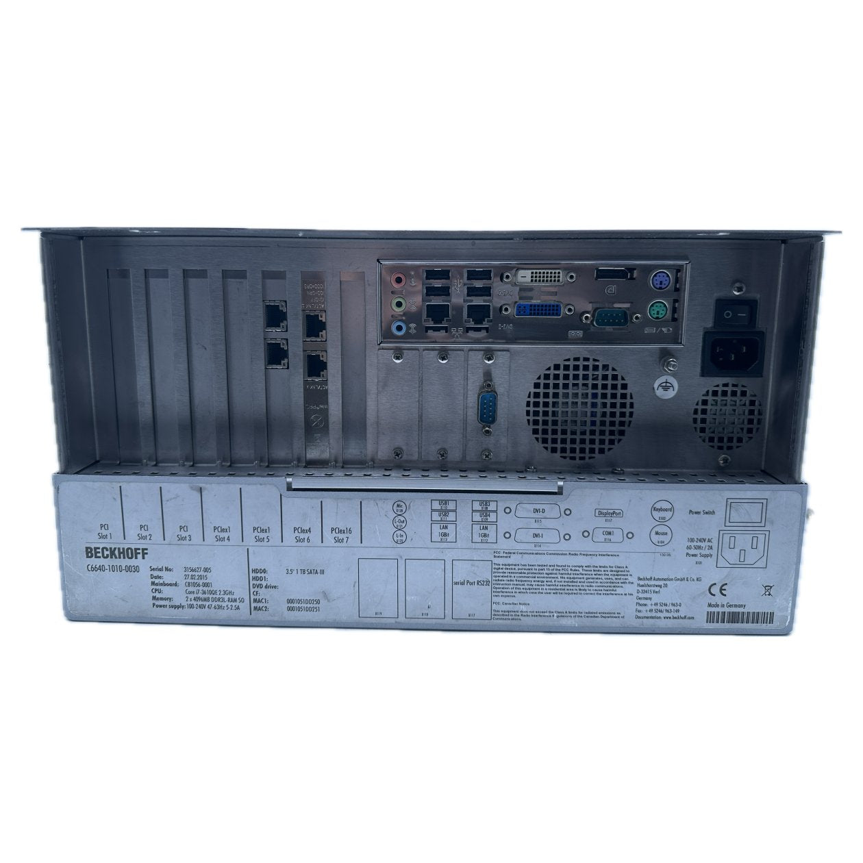 Industrie-PC Beckhoff C6640-1010-0030 Core i7-3610QE CB1056-0001_5