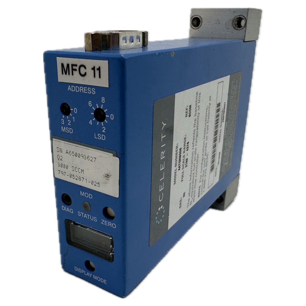 PQ5082 Mass Flow Controller Celerity AATGN9008