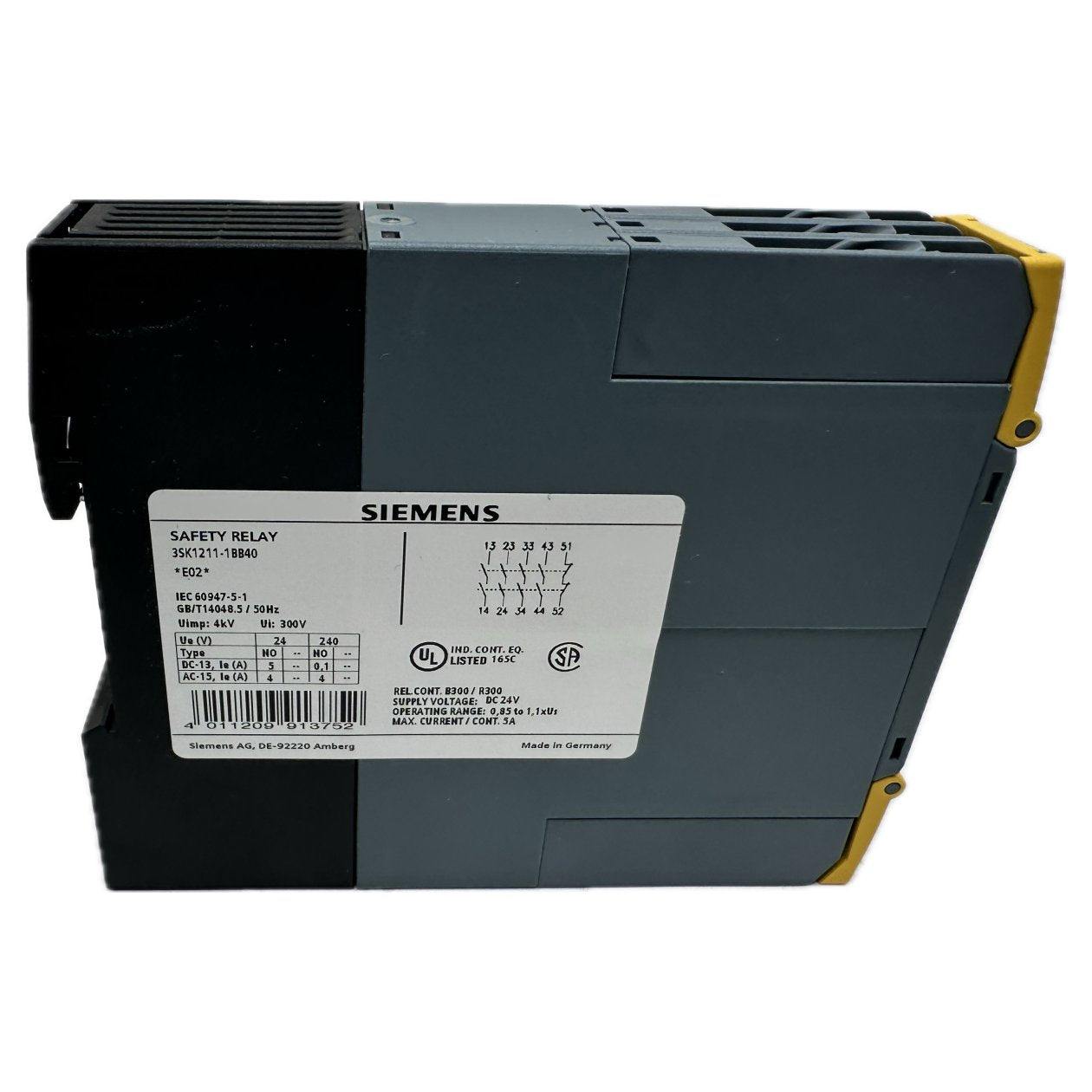 Sicherheitsschaltgerät Siemens 3SK1211-1BB40 OVP_2