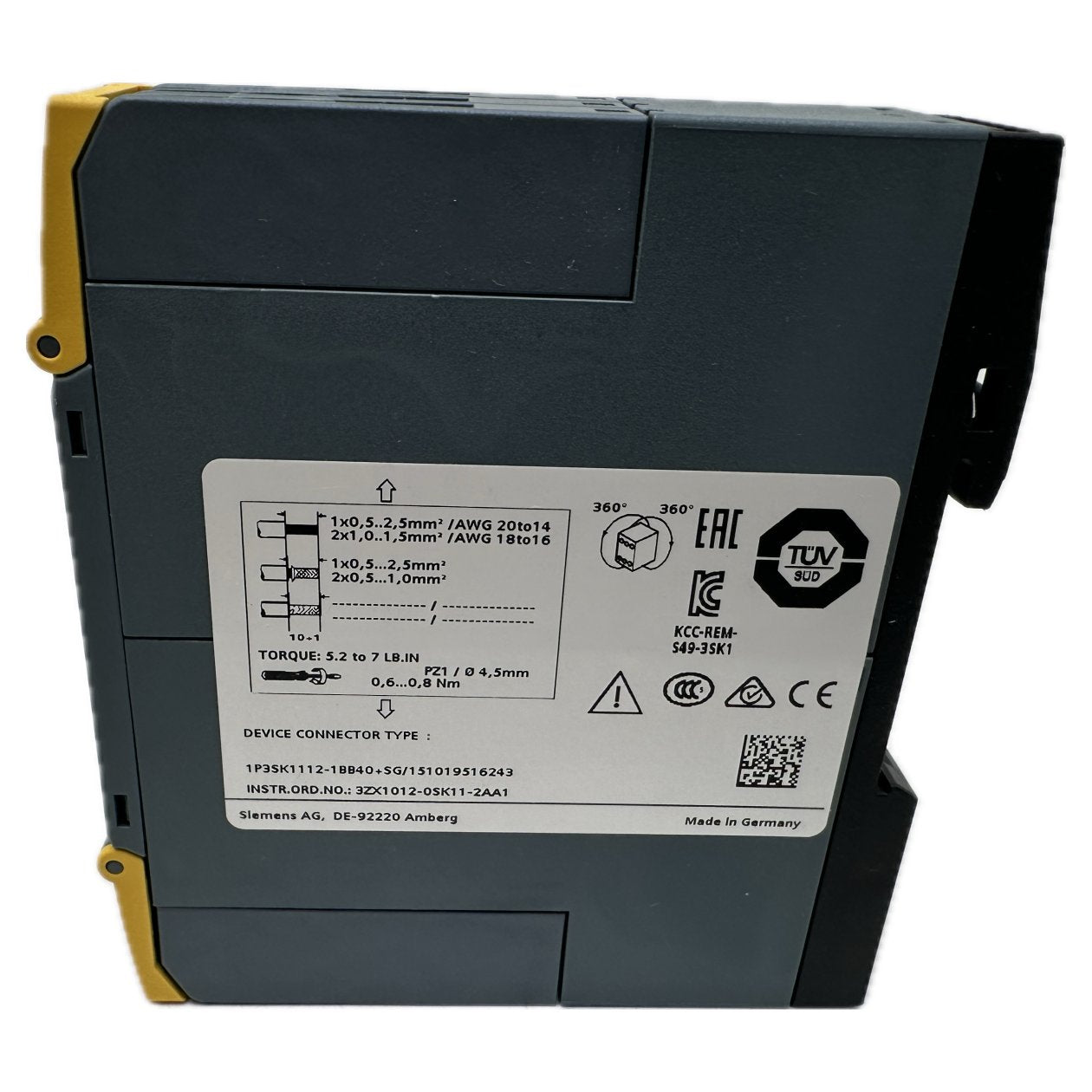 Sicherheitsrelais Siemens 3SK1112-1BB40 OVP_2