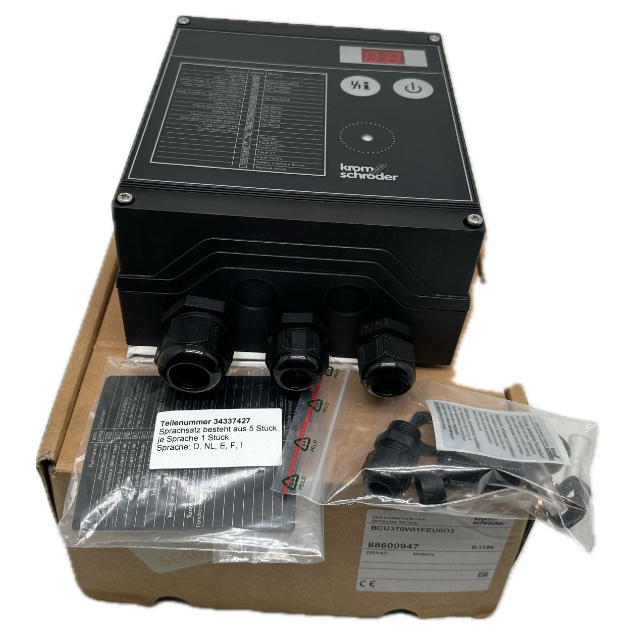 PQ5104 Brennersteuerungen BCU 370 Kromschröder BCU370WI1FEU0D3 88600947