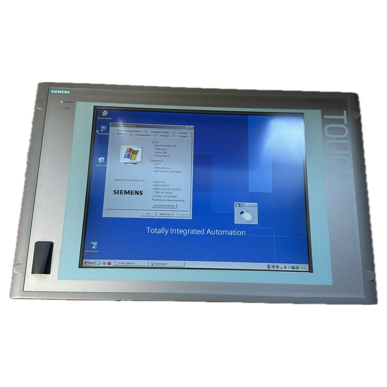 PQ5110 Simatic Panel PC 677B Siemens 6AV7872-0BE30-1AC0