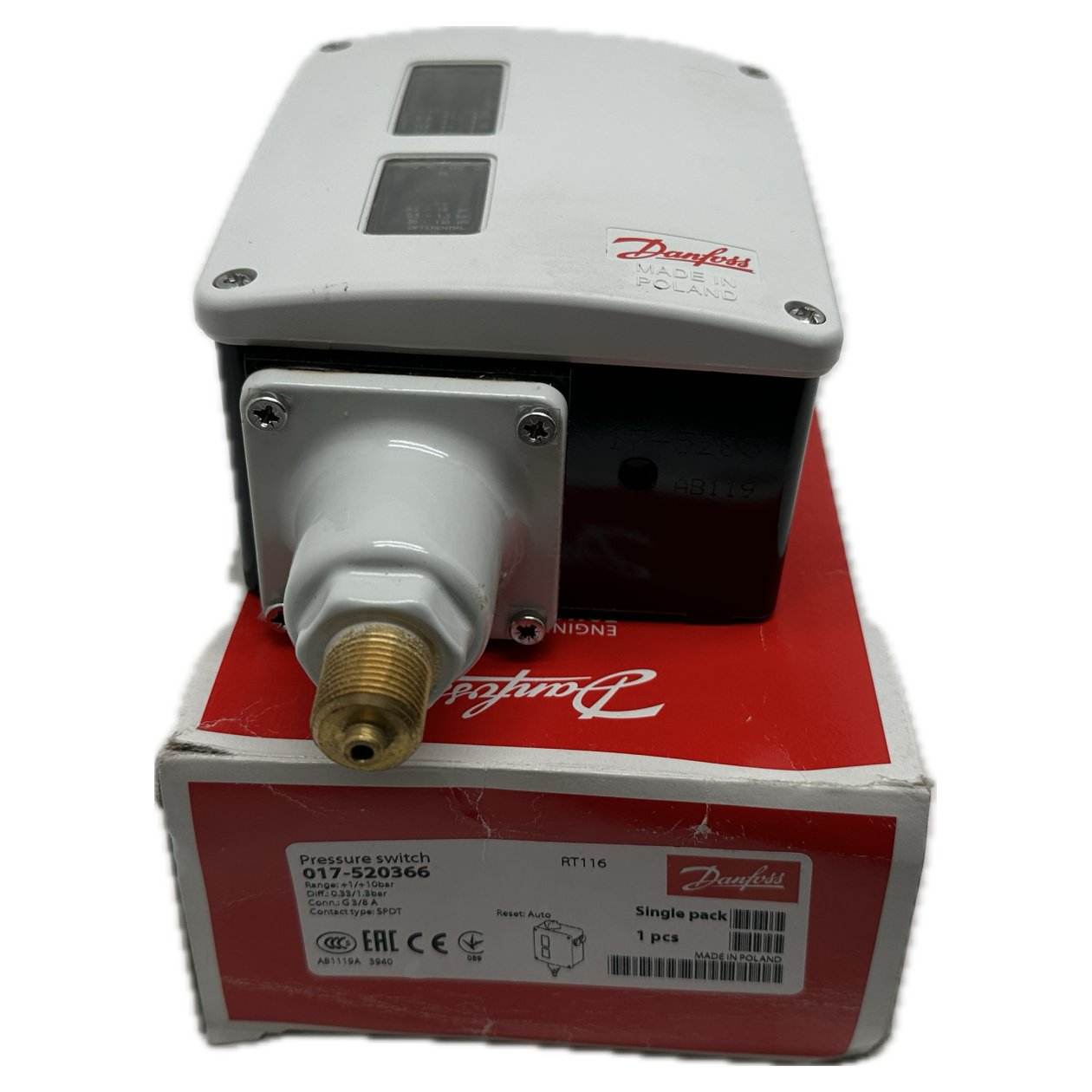 PQ5130 Druckschalter Danfoss RT116 017-520366