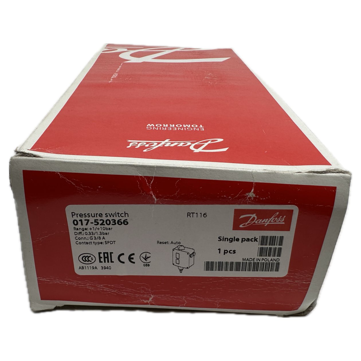 PQ5130 Druckschalter Danfoss RT116 017-520366_3