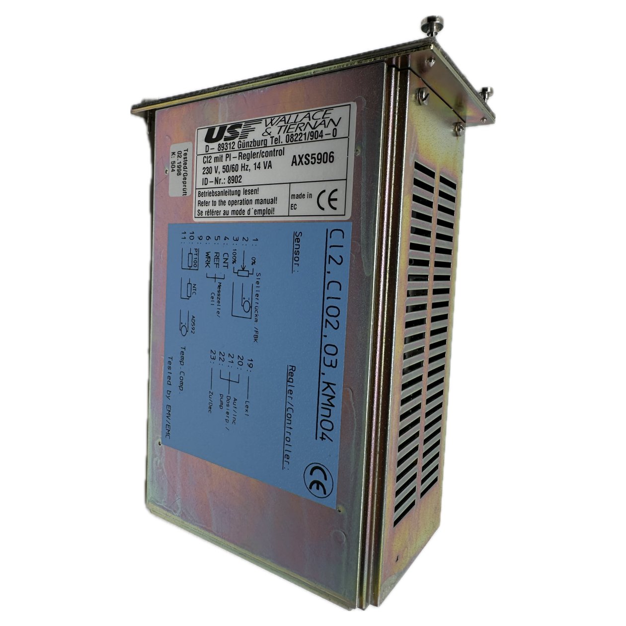 Dosiersteuerung Wallace Tiernan AAA4930 8902 Cl2 AXS5906_4