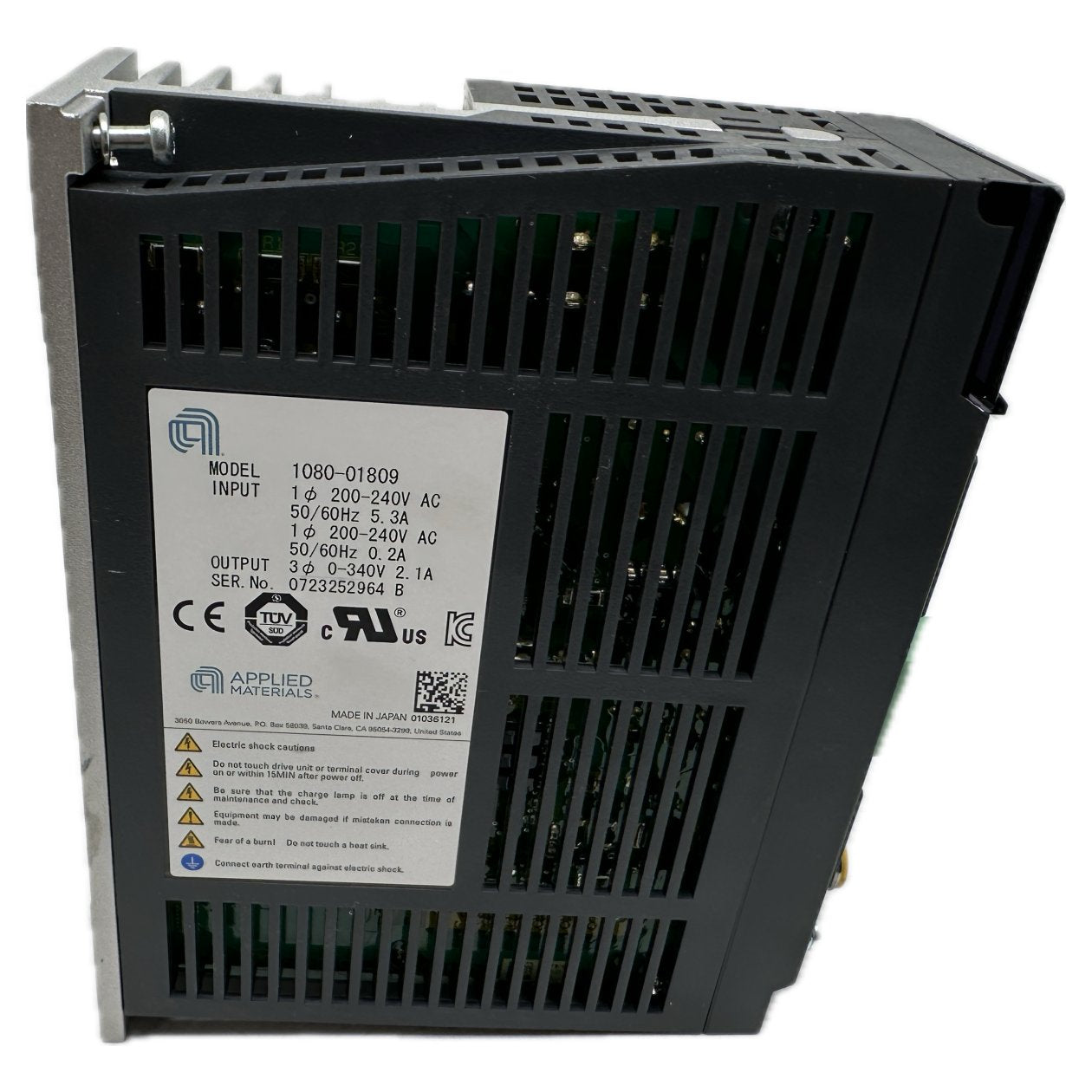 PQ5209 Servoantrieb Applied Materials 1080-01809 0190-92006 200-240 V AC 50/60_3