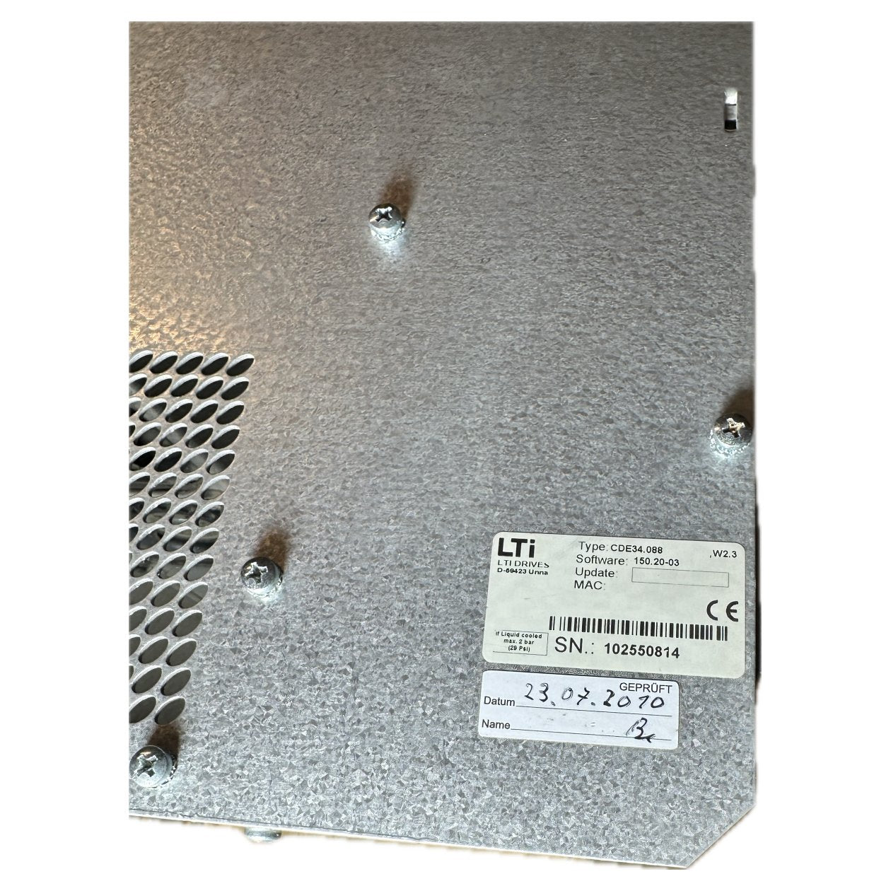 Servo Drive LTI Drives CDE34.088 90A 47kW Klemme abgebrochen_5