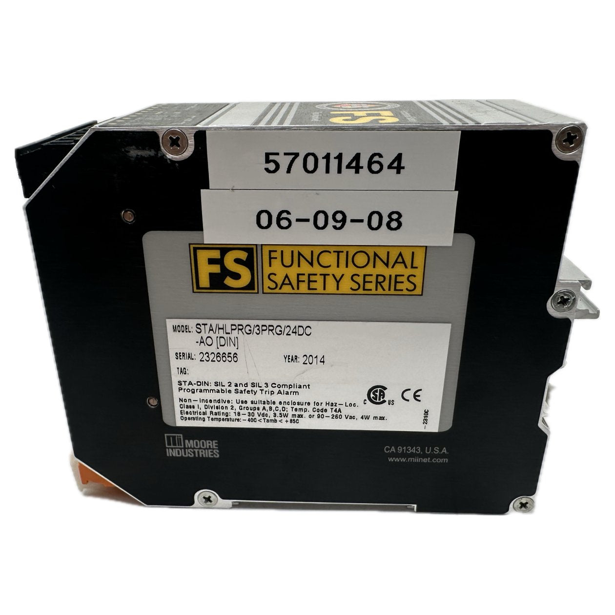 STA Functional safety limit alarm trip Moore STA/HLPRG/3PRG/24DC_4