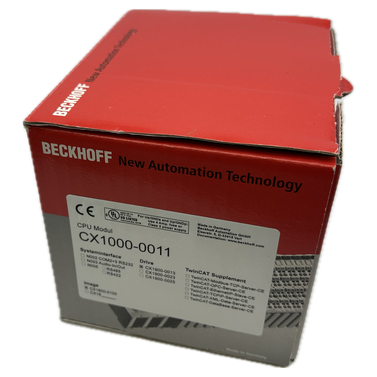 PQ5287 CPU-Modul Beckhoff CX1000-0011 CX1000-Cool