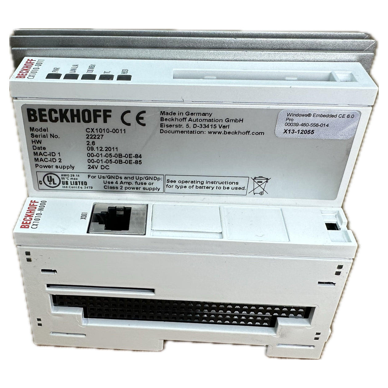 PQ5289 CPU-Modul Beckhoff CX1010-0011 CX1010-N000_2