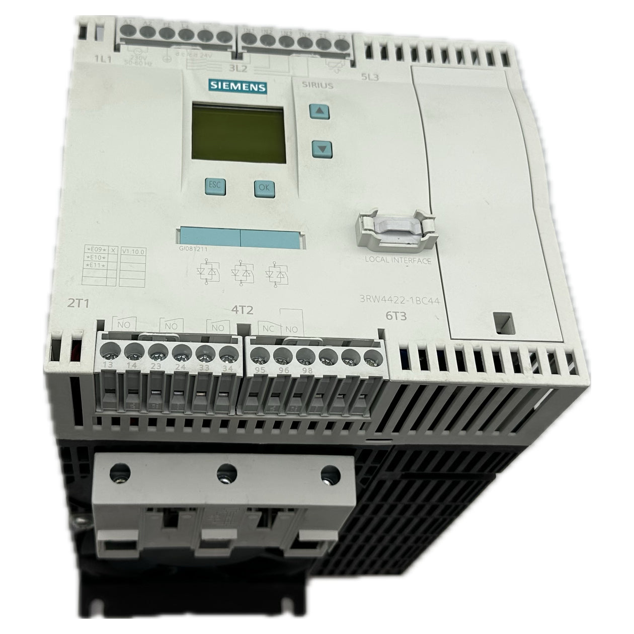 PQ5301 Sanftanlauf Softstarter Siemens 3RW4422-1BC44 22KW an 400V AC