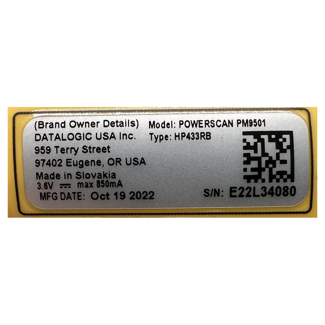 PQ5310 Barcodescanner Datalogic Powerscan PM9501 HP433RB_4