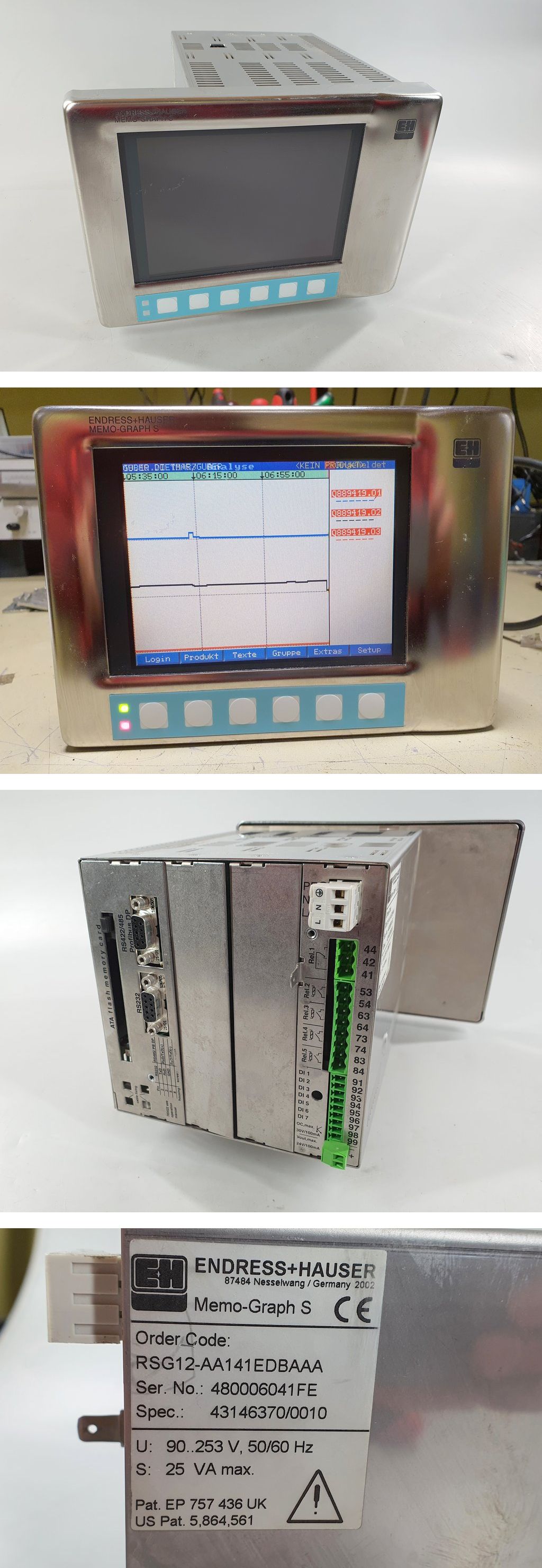 PQ532 Memo-Graph S Endress Hauser RSG12-AA141EDBAAA_2