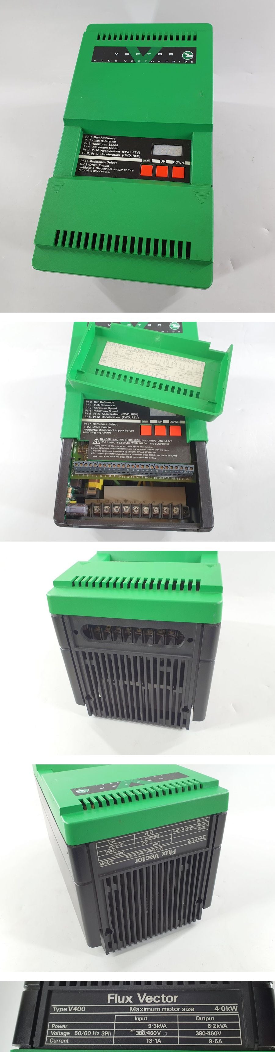 PQ573 Frequenzumrichter Control Techniques Flux V400 Vector Drive 4KW_2