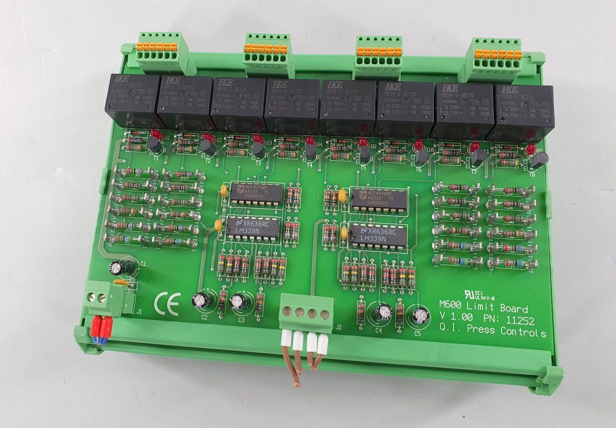 PQ712 Q.I. Press Controls 11252 M600 Limit Board