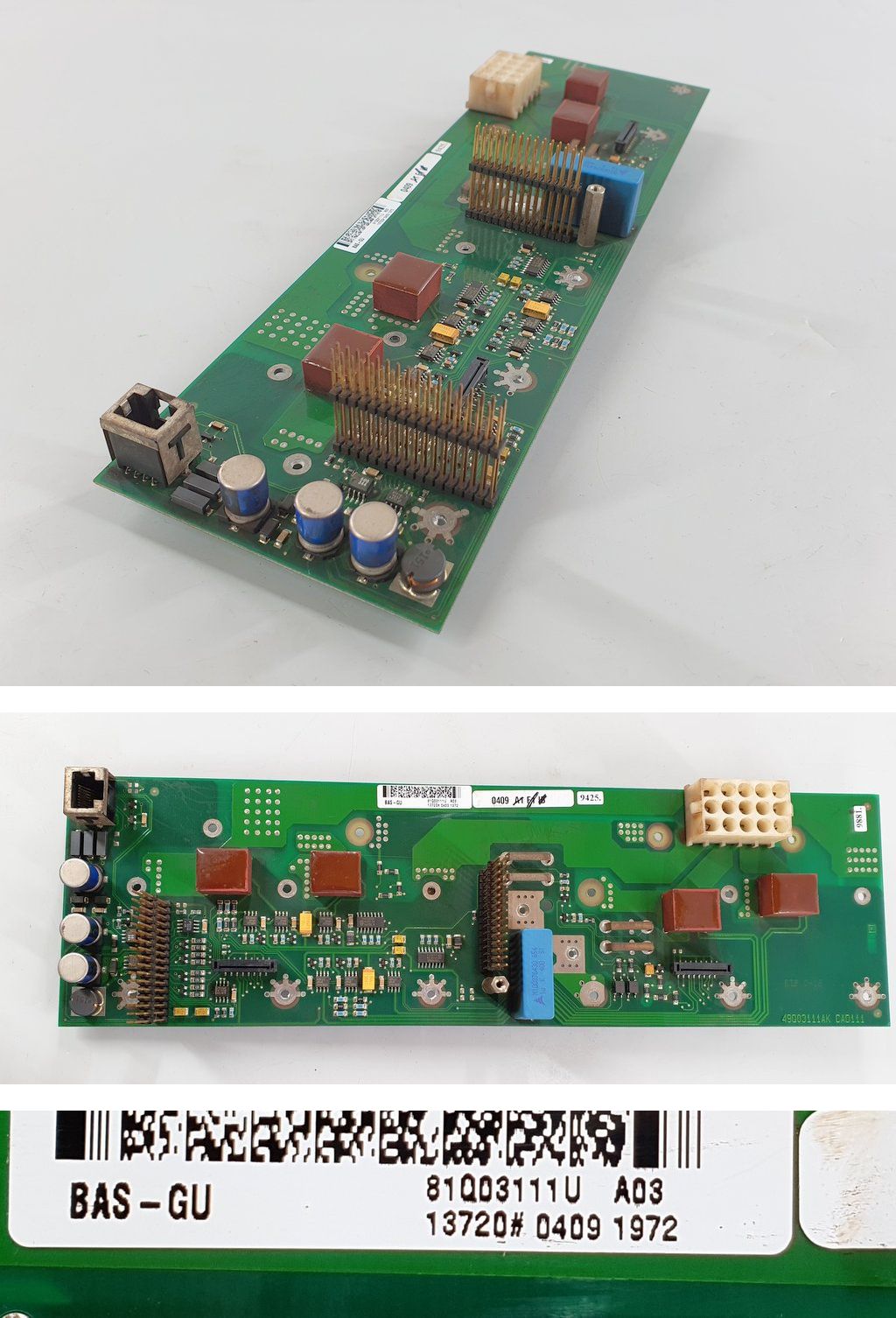 PQ818 Servoregler board ABB BAS-GU 81Q03111U A03_2