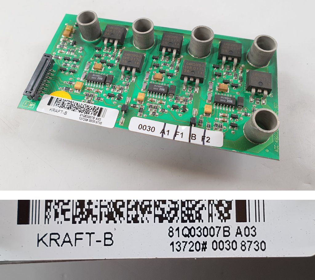 PQ829 Inverter board ABB KRAFT-B 81Q03007B A03_2