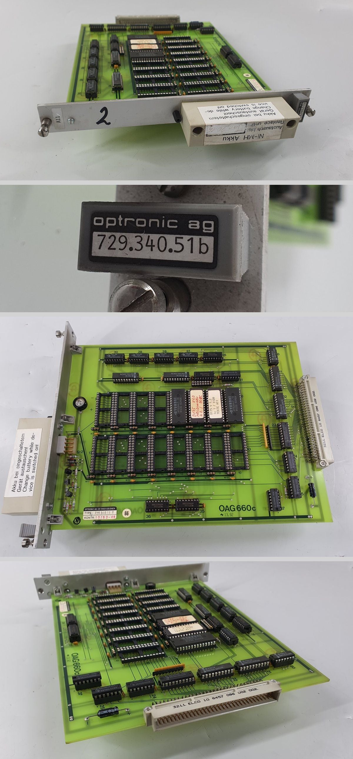 PS032 Controller card OAG660c Optronic 729.340.51b_2