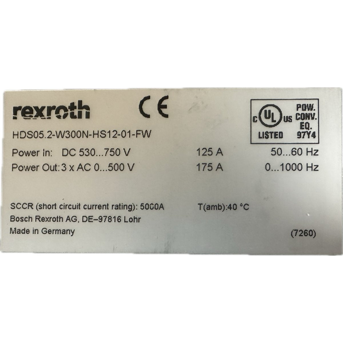 Rexroth HDS05.2-W300N-4